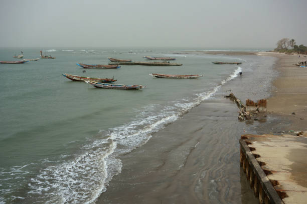 istock Shoreline of Barra, The Gambia 694227542