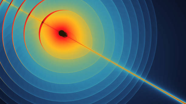 istock Colorful abstract illustartion looks like space planets motion 694234668