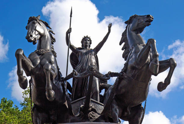 istock Boadicea and her Daughters monument on the embankment in London 694243226