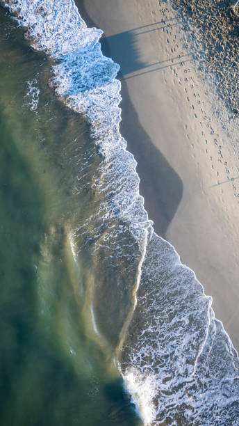 istock Aerial view of a beach in italy 694271008