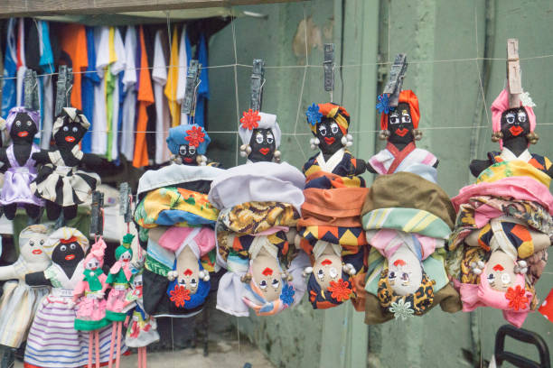 istock Black dolls for sale, Havana, Cuba 694277768
