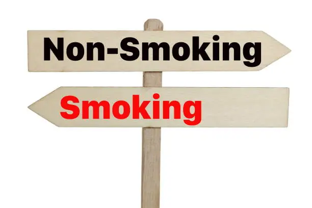 Sign / Smoking or non-smoking