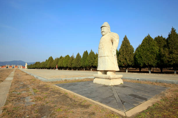 istock The ancient Chinese stone carving 694280734