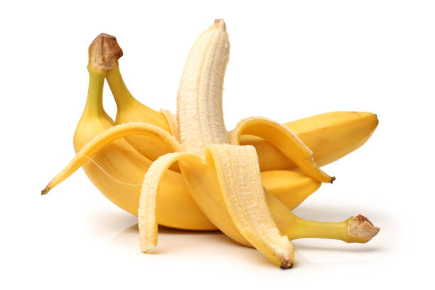 istock Banana  on the white background 694286182