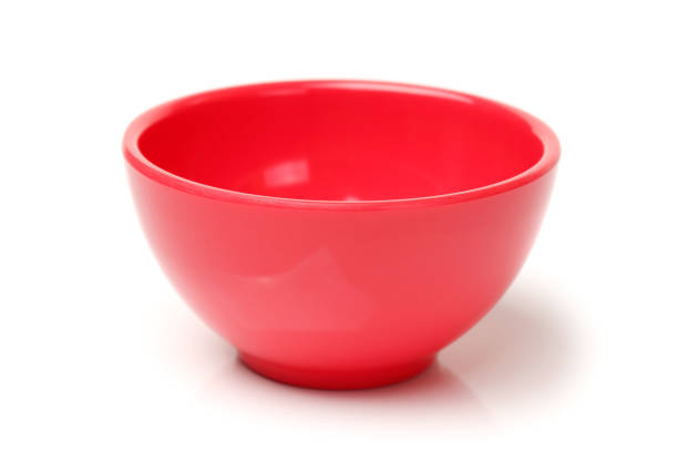 istock Bright colorful plastic disposable bowl on white background 694289392