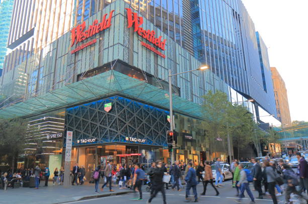 almacén de westfield shopping sydney australia - pitt street mall fotografías e imágenes de stock
