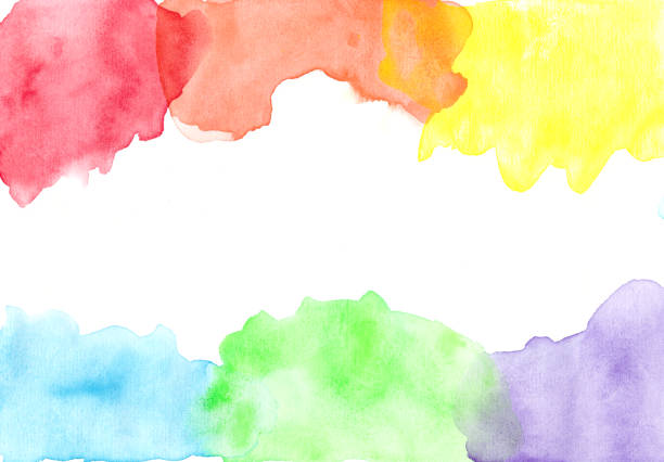 istock Creative vibrant grunge watercolor background 694310942