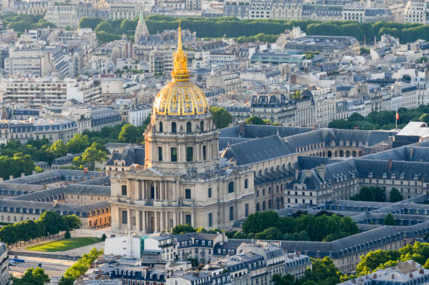 istock Panoramic cityscape of Paris 694319798