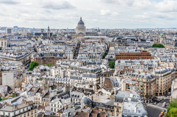 istock Aerial cityscape of Paris 694320182