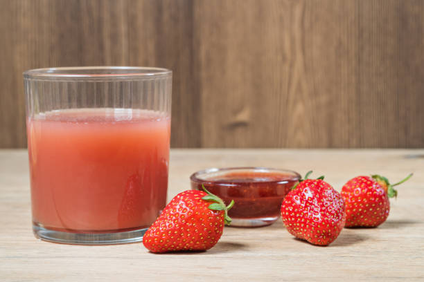 istock Strawberry and products from it 694329702