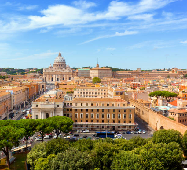 istock Vatican City. St. Peter's Basilica and Vatican museums. 694340068