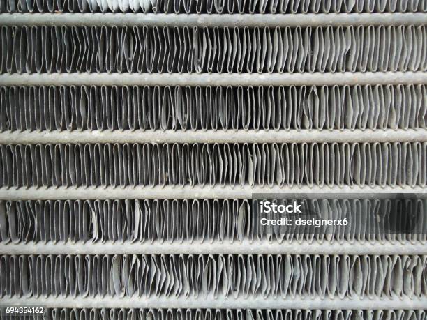 Car Radiator Honeycomb Textured For Background Depth Of Field Stock Photo - Download Image Now