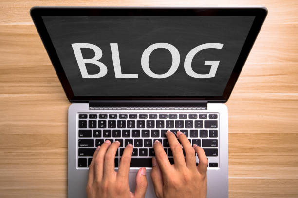 istock Blog On The Laptop Screen 694354288