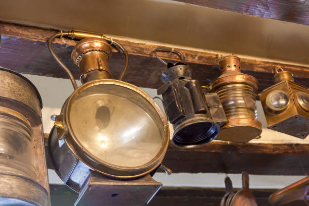istock Rail style oil lamps 694354368