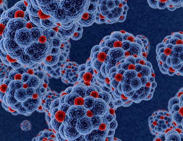 istock Disease, infection, hiv cells attacking organism. 694358284
