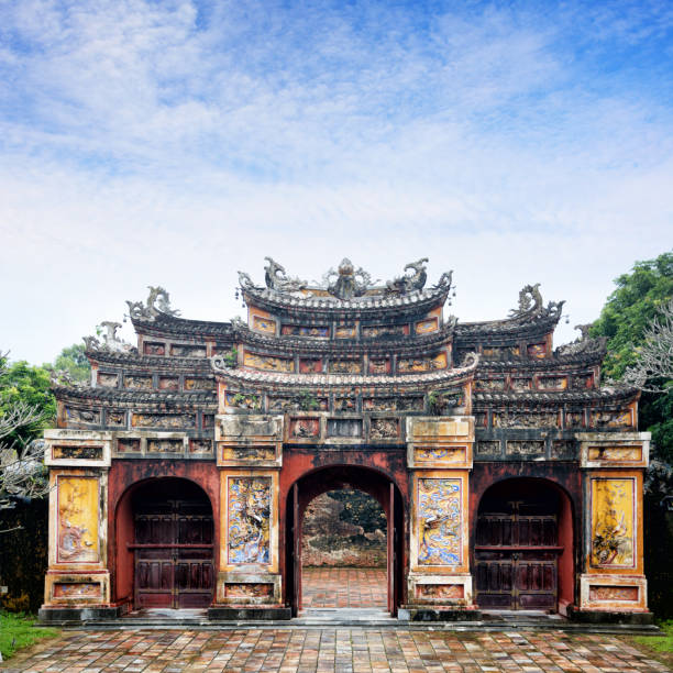 istock Gate at the Imperial City in Hue 694367344