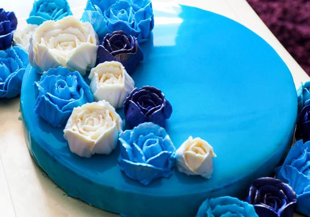 istock Glaze Cake, Glass cake, Mirror cake. 694372038