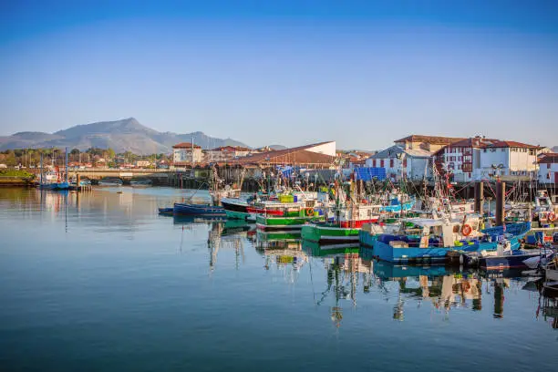 Harbour in Saint Jean de Luz. France