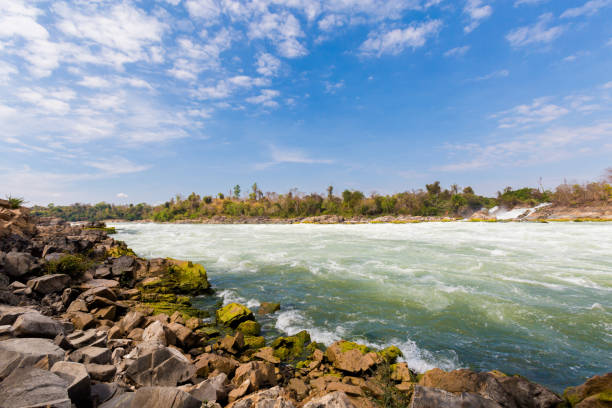 istock Khone Phapheng waterfall in Laos 694383418