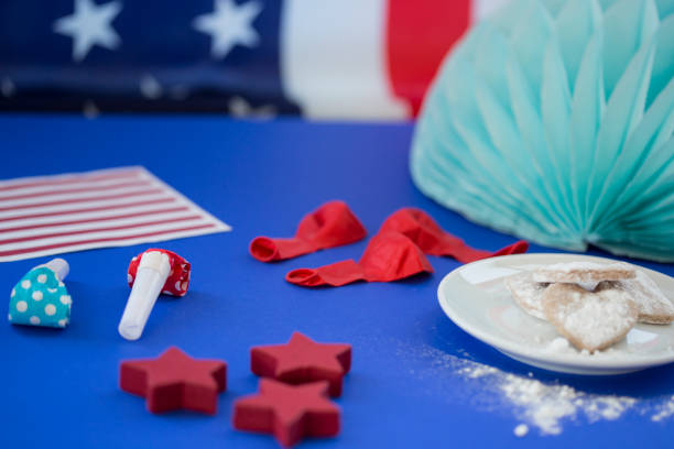 istock Fourth of July party accessories 694386272