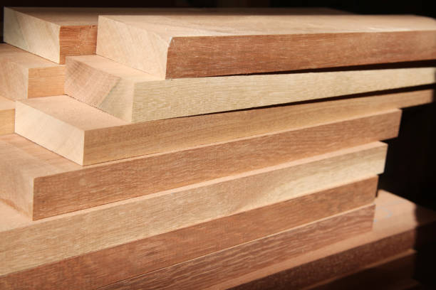 スタックド木材 - material variation timber stacking ストックフォトと画像