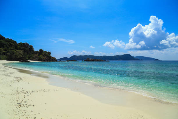 istock Tropical beach scenery, Andaman sea, Myanmar 694408774