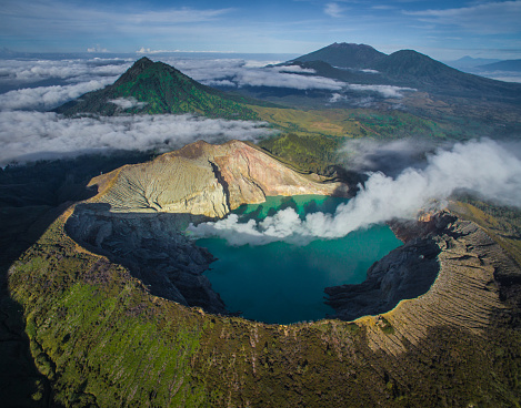 Kawah Ijen or Known as Ijen Crater is one of the most exotic active Volcano in the world. The Ijen volcano complex is a group of composite volcanoes in the Banyuwangi Regency of East Java, Indonesia.