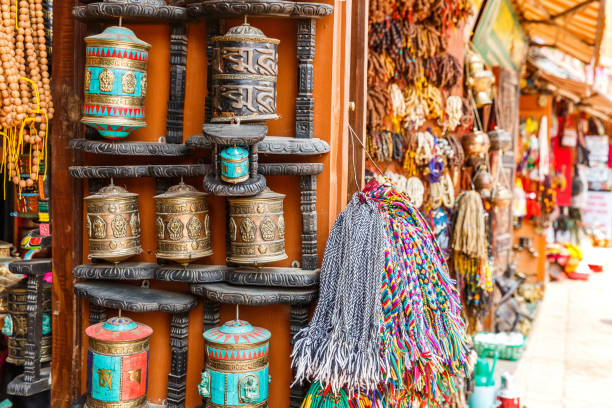 istock Nepalese souvenir shop 694426792