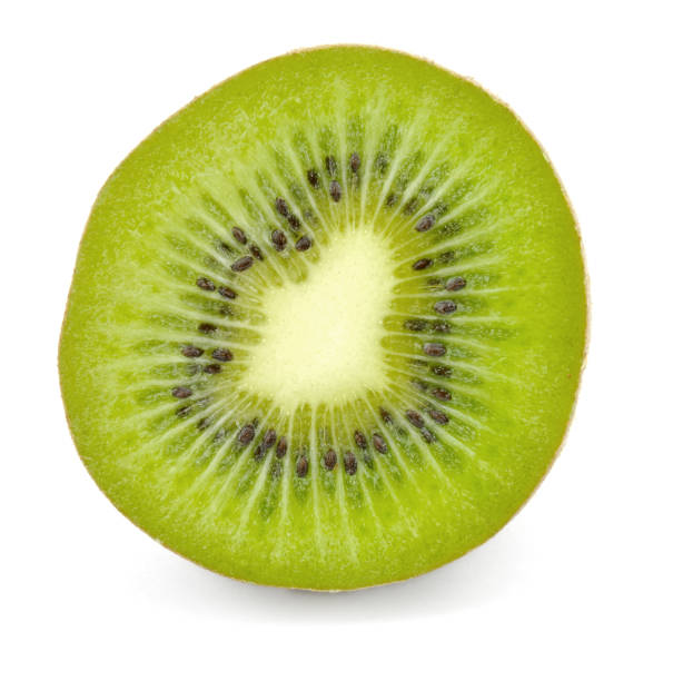 istock Kiwi cut isolated on white background 694429910
