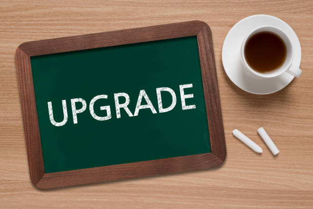 istock Upgrade - Business Chalkboard Background 694434256
