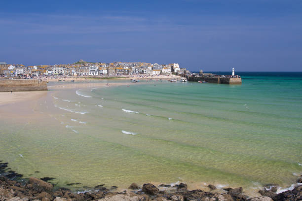 istock The Harbour And bay Of St Ives 694469132