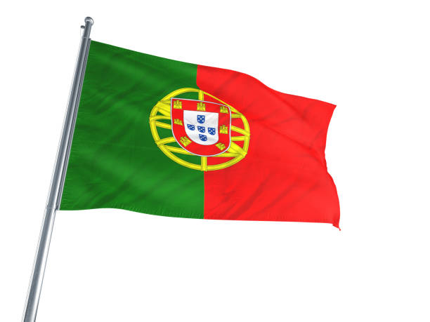 istock Portugal flag waving 694474372