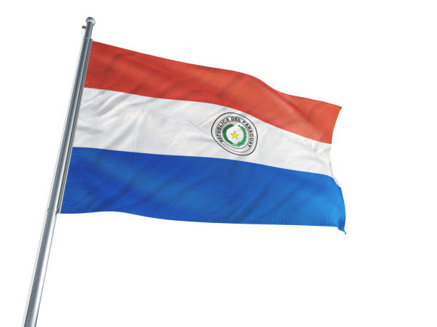 istock Paraguay flag waving 694474386
