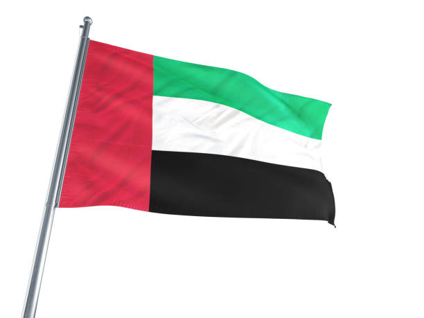 istock United Arab Emirates flag waving 694474554