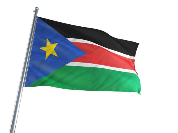 istock South Sudan flag waving 694474580