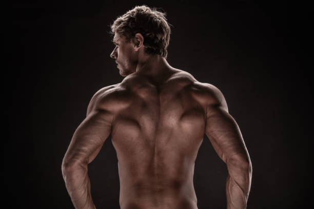 istock Strong Athletic Man Fitness Model 694478868