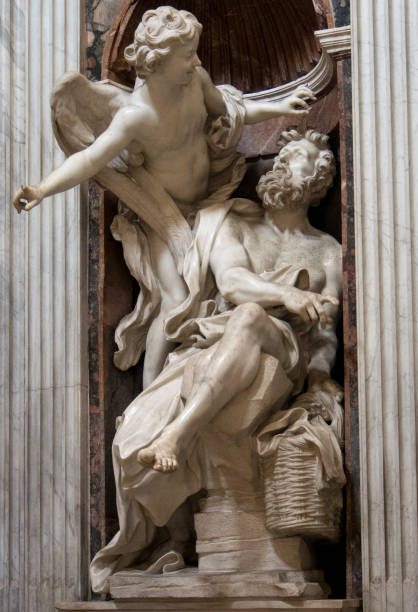 istock Statues in Santa Maria del Populo, Trastevere, Rome 694481158