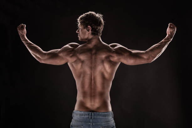 istock Strong Athletic Man Fitness Model 694482378