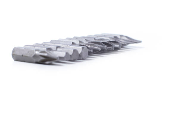 istock Collection of heads for a screwdriver 694491818