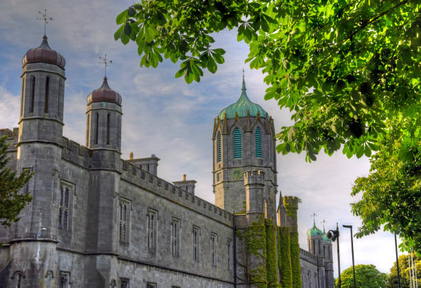 NIU Galway GALWAY, IRELAND - JUNE 2, 2017The National University of Ireland in Galway. galway university stock pictures, royalty-free photos & images