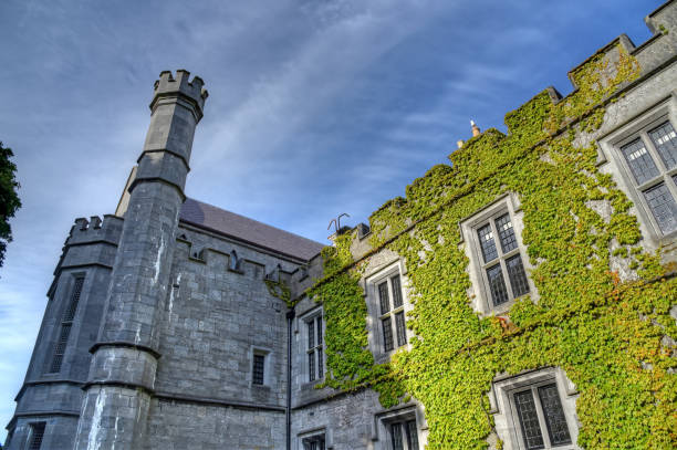 NIU Galway GALWAY, IRELAND - JUNE 2, 2017The National University of Ireland in Galway. galway university stock pictures, royalty-free photos & images