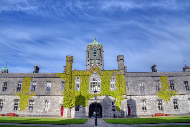 NIU Galway GALWAY, IRELAND - JUNE 2, 2017The National University of Ireland in Galway. galway university stock pictures, royalty-free photos & images