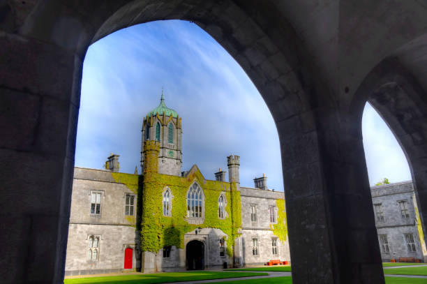 NIU Galway GALWAY, IRELAND - JUNE 2, 2017The National University of Ireland in Galway. galway university stock pictures, royalty-free photos & images