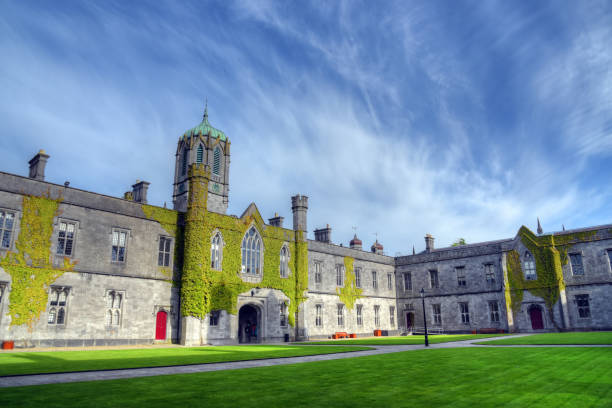 NIU Galway GALWAY, IRELAND - JUNE 2, 2017The National University of Ireland in Galway. galway university stock pictures, royalty-free photos & images