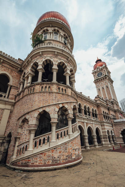istock Clock tower of Sultan Abdul Samad Building in Kuala Lumpur, Malaysia. 694495348
