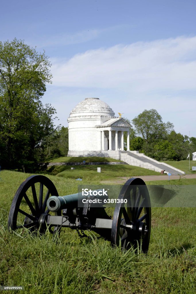 Illinois Monument Vicksburg National Military Park Vicksburg Stock Photo