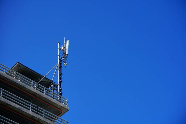 istock 4G Cell site radio tower or mobile phone base station 694502462