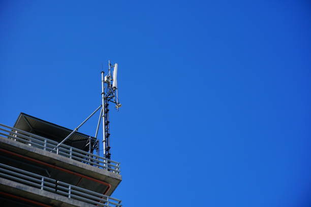 istock 4G Cell site radio tower or mobile phone base station 694502490