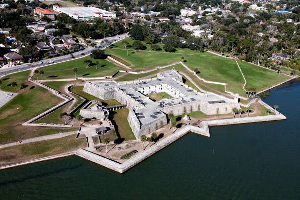 istock Aerial of Castillo De San Marcos St Augustine Florida 694507496