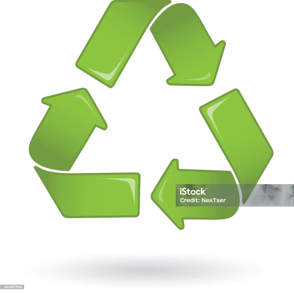 Recucle Vector Image Green Recycle Vector Stock Illustration - Download Image Now - Business ...